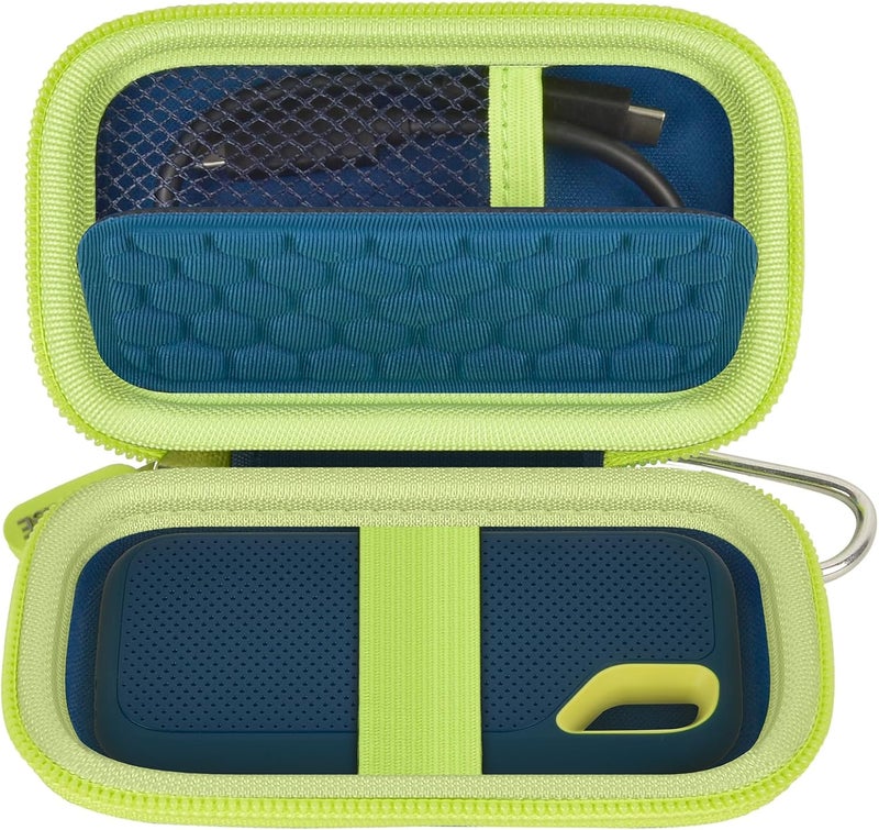 GWCASE Hard Case Compatible with SanDisk Extreme PRO 500GB 1TB 2TB 4TB Portable External SSD. Carrying Travel Holder for Crucial X8 Solid State Drive (Box Only)-Navy Blue - Image 1